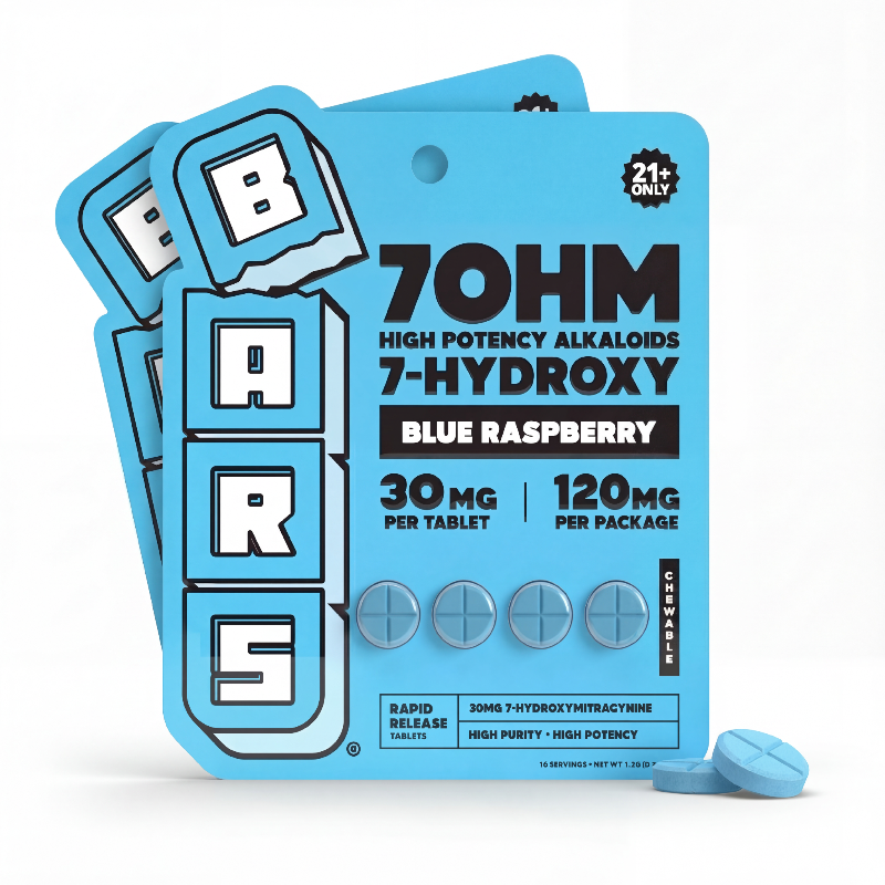 BARS 7 Hydroxy Tablets - Blue Raspberry