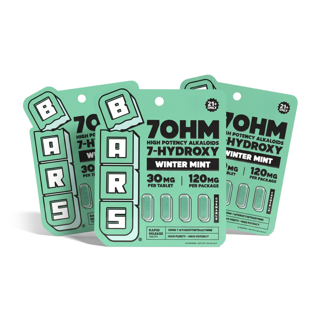 BARS 7 Hydroxy Tablets - Winter Mint