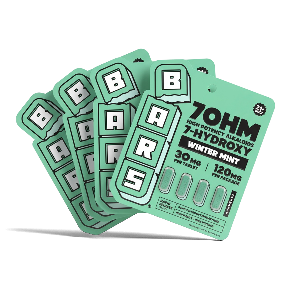 BARS 7 Hydroxy Tablets - Winter Mint