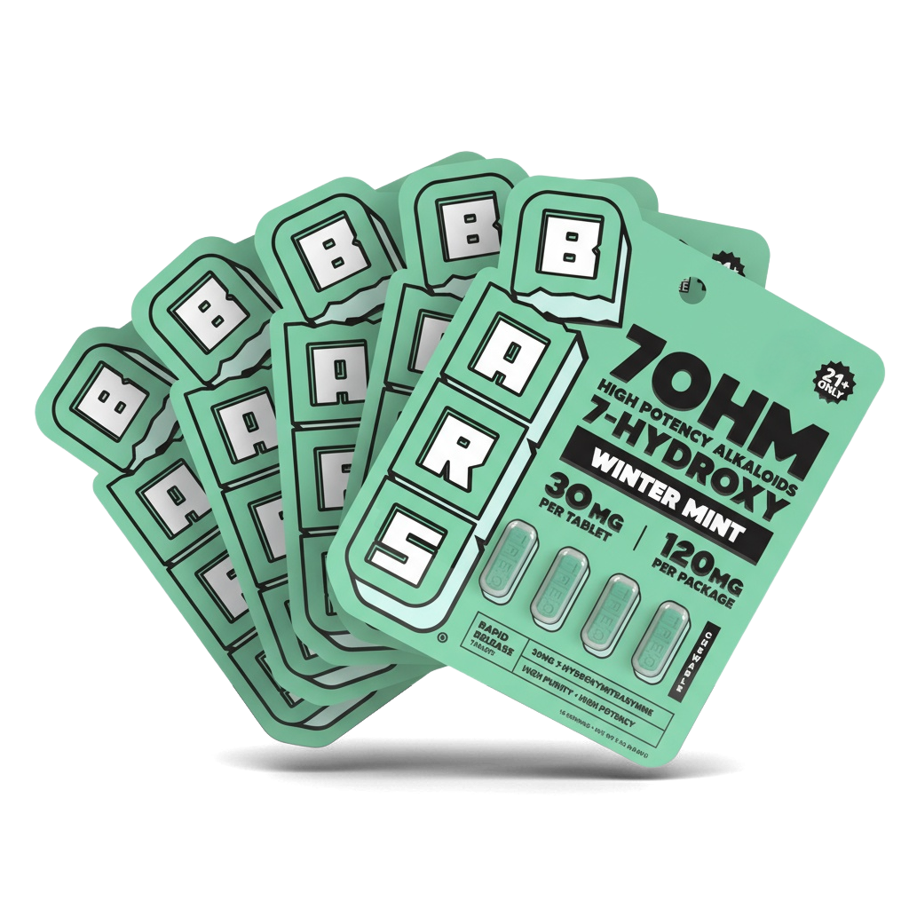 BARS 7 Hydroxy Tablets - Winter Mint