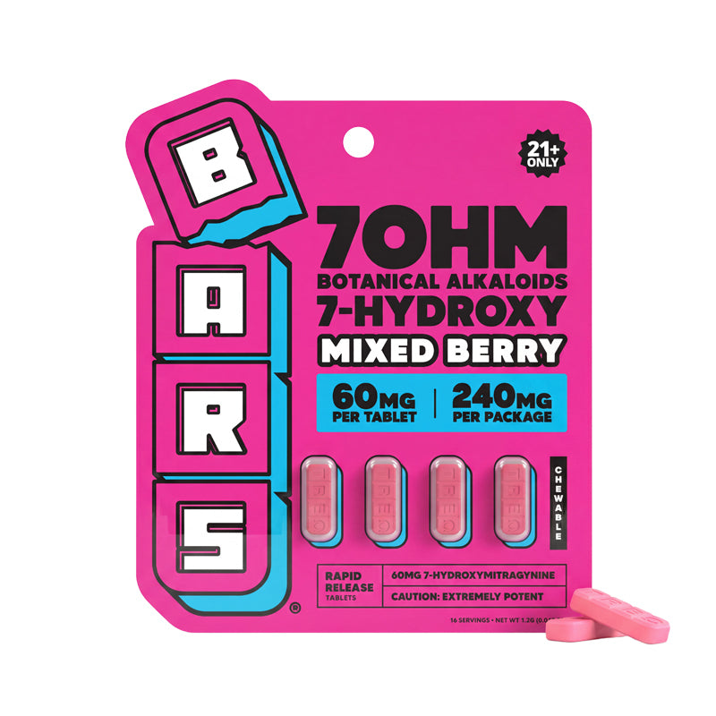 60mg - 7 Hydroxy Tablets - Mixed Berry
