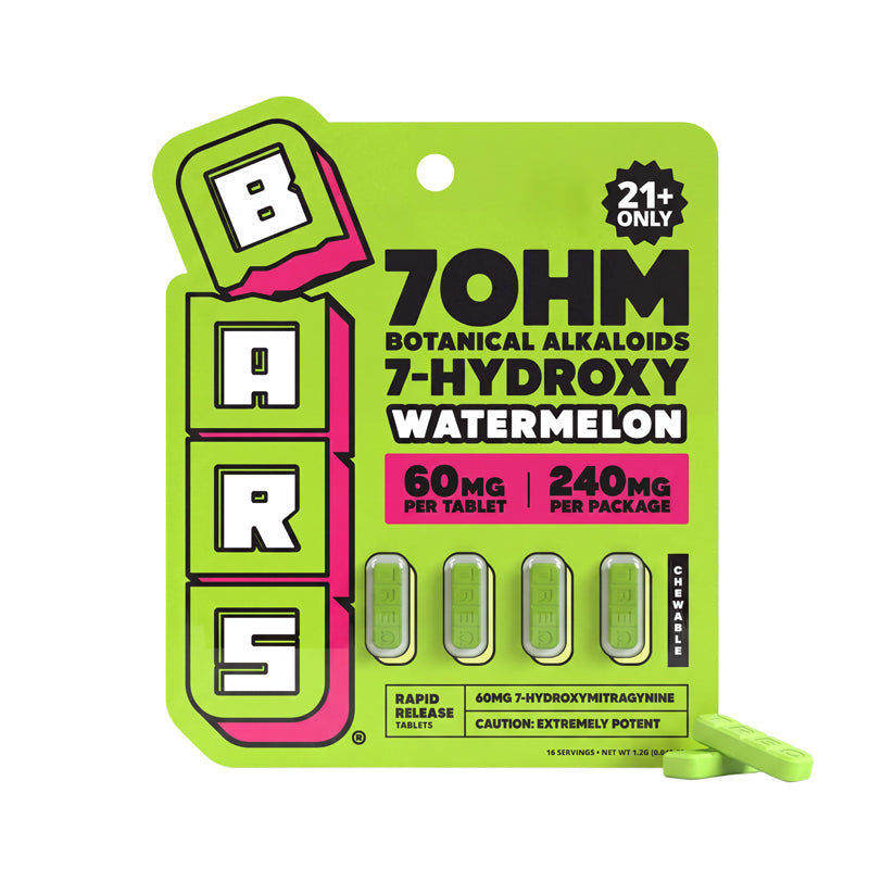 60mg - 7 Hydroxy Tablets - Watermelon