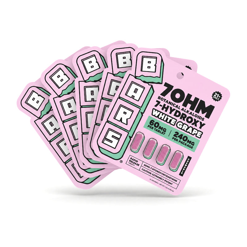 20ct 7OHM botanical alkaloids with white grape flavor