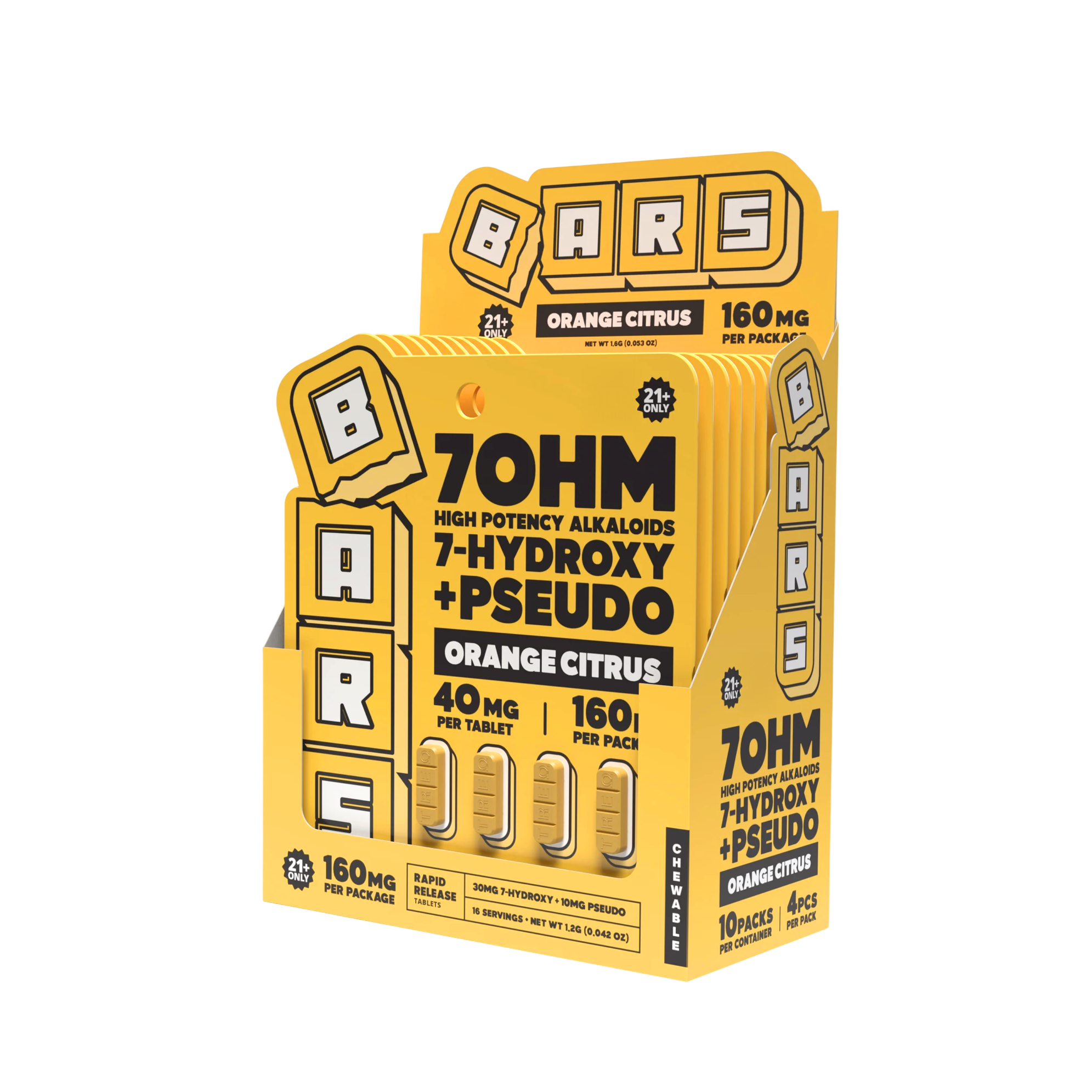 BARS 7 Hydroxy Tablets - Orange Citrus