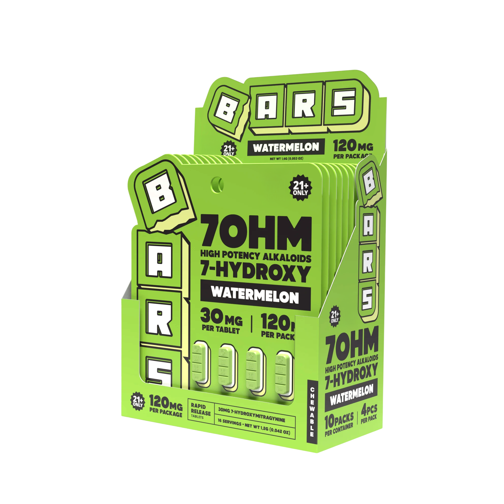 BARS 7 Hydroxy Tablets - Watermelon