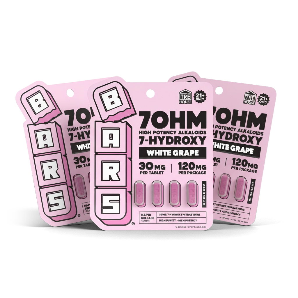 Bars 7 Hydroxy Tablets - White Grape