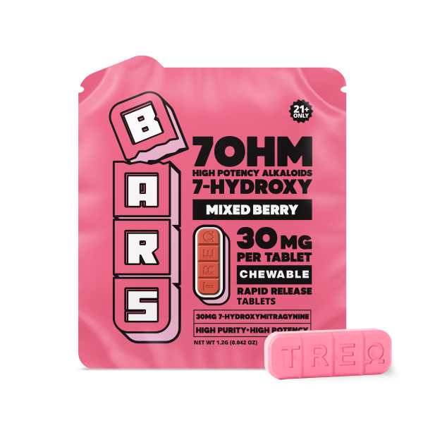 BARS 7 Hydroxy Tablets - Mixed Berry - 120mg