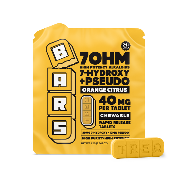 BARS 7 Hydroxy Tablets - Orange Citrus - 160mg