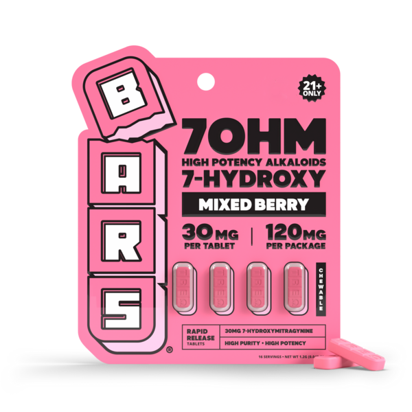 BARS 7 Hydroxy Tablets - Mixed Berry - 120mg