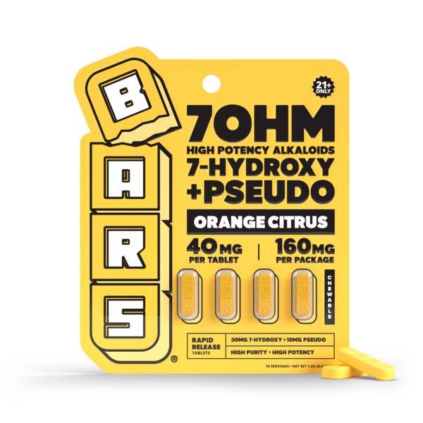 BARS 7 Hydroxy Tablets - Orange Citrus - 160mg