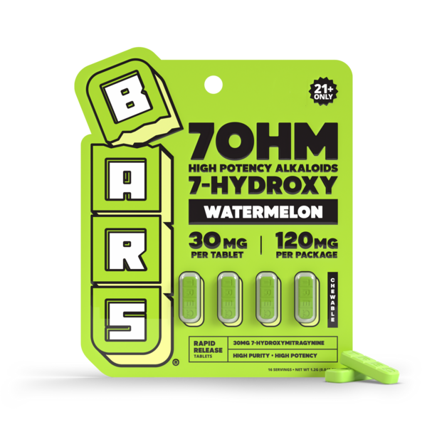 BARS 7 Hydroxy Tablets - Watermelon - 120mg